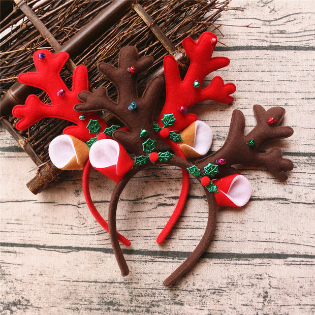 Christmas antler headband children adult headband