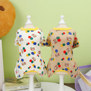 Dog Pet Clothes Colorful Ball Bear