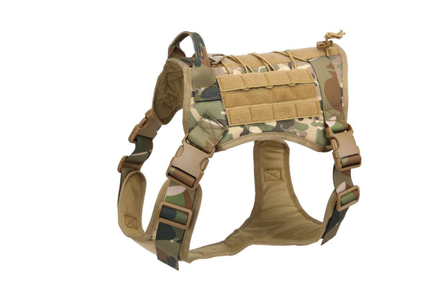 Outdoor Tactical Training Dog Clothes Large Dog Vest Camouflage Pet Vest