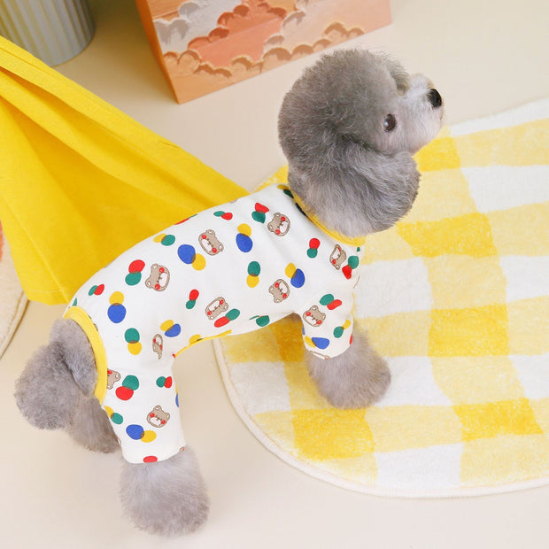 Dog Pet Clothes Colorful Ball Bear